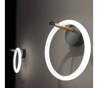 Marchetti Applique a LED Ulaop, un anello, nero Marchetti