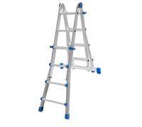 MARCHETTI EQUIPE55 Scala telescopica allumino 10+10 trasformabile EN 131 DLgs 81