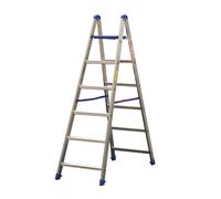 Marchetti PABLO scala scaletto alluminio doppia salita 6 gradini con piano 1,80m