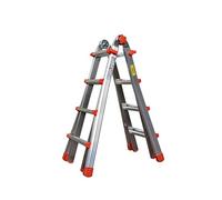 MARCHETTI 8021227005694 Scala Alluminio ALLUNGABILE Squadra mt 5,25 pioli 10, Grigio