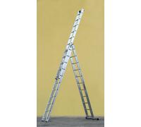 Marchetti Scala Alluminio telescopica Professionale 3x13 Gradini Altezza massima 9.20 metri - 21116 - A313