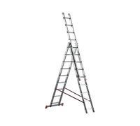 Marchetti Scala Parallela 3 Rampe Orange 3 Alluminio H.cm 350/920 Pioli 3x13
