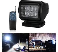 MARCHFA KOLOME LED Faro Radio Remote, Luce di Lavoro, con Base Magnetica, CREE Chip, Resistente alle intemperie, Girevole a 360° Gradi, per Auto Offroad, Caccia