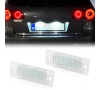 MARCHFA Luci Targa per Golf 5 Plus/Caddy III/Passat Cimousint/Passat Combi/Variant/Transpiarter/T5 /Touran/Jetta/Skoda Superb Accessori Auto Ricambi 2 X 18LED Lampadine Canbus Error Free