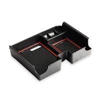 MARCHFA Vassoio Organizzatore per Console Centrale Compatibile con Evoque 2011-2018, Scatola Portaoggetti per Bracciolo, Accessori di Archiviazione Secondaria con Tappetino Antiscivolo (Rosso)