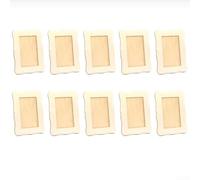 Marchfunny 10 cornici in legno fai da te per bambini per dipingere decorare e personalizzare arti e per artigianato forniture per casa e aula