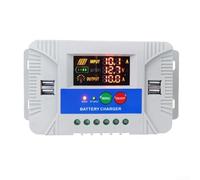 Marchfunny 20A Regolatore di Carica Solare Per PWM 12V 24V Display LCD Sensore di Temperatura Uscita USB Smart Battery Regolatore ABS