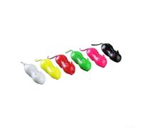 Marchfunny 6PCS 10g Esca galleggiante per ratto testa di serpente e basso, topo acqua in silicone morbido con ganci offset e sonagli per prestazioni costanti