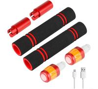 Marchfunny Asta di prolunga per scooter elettrico Xiaomi con striscia luminosa a LED e impugnatura ergonomica per una migliore maneggevolezza (E)