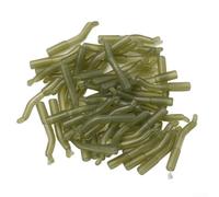 Marchfunny Attrezzatura terminale da pesca per CHOD Rig con gancio in silicone per supportare il controllo della lenza e l'implementazione dell'amo (verde, 50 pezzi)