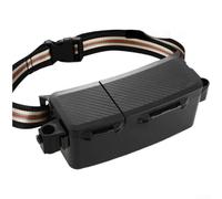 Marchfunny Borsa da pesca in PVC con vassoio magnetico per esca, scomparti laterali e sistema di cintura di sicurezza regolabile (E)