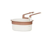Marchfunny Cestello di scarico per lavello da cucina, a mani libere, sistema di filtraggio rimovibile con design per un drenaggio efficiente (bianco)