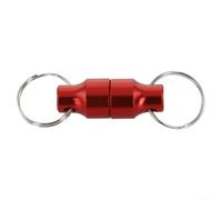 Marchfunny Clip magnetica per pesca a mosca con moschettone per il rilascio della rete e per l'organizzazione degli attrezzi basata su retractor
