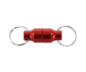 Marchfunny Clip magnetica per pesca a mosca con moschettone per il rilascio della rete e per l'organizzazione degli attrezzi basata su retractor