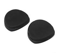 Marchfunny Cuscinetto per bracciolo per cyclette, per casa, palestra, bicicletta, poggiagomito, in EVA e plastica, cuscinetti per braccioli per bici da interni, nero, 2 pezzi