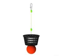 Marchfunny - Dispenser di esche a lunga portata ottimizzato per un lancio accurato e strategie efficaci di attrazione dei pesci (A-rosso)