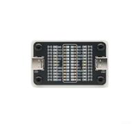 Marchfunny Dispositivo di prova del cavo USB-C con due prese di tipo C e indicatori LED integrati per un'analisi completa della continuità a 24 pin (nero)