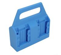 Marchfunny Efficiente organizer per batterie DeWalt 14 V/18 V, design robusto per uso quotidiano (blu)