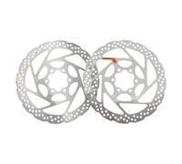 Marchfunny Freno a disco per scooter Kukirin G2, 160 mm, in acciaio inox, design a sei fori, ottimizzato per la dissipazione del calore e il controllo della frenata (2 pezzi, bianco)