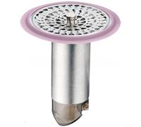 Marchfunny Inserto per scarico del pavimento del bagno, in acciaio inossidabile 304, coperchio rotondo con tappo magnetico per profumo, design ad alto flusso, adatto per tubi da 32 a 75 mm (I)