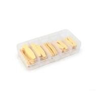 Marchfunny Kit corpo in schiuma per costruzione mosche da 18 pezzi, base EVA per modelli di mosche galleggianti a secco con struttura a due toni e stabilità (arancione riso)