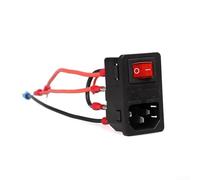Marchfunny Modulo con interruttore di alimentazione per stampante 3D con fusibile pre-cablato, 220 V, 110 V, 10 A, supporto a doppia tensione, gestione sicura del carico elettrico (2 pezzi)