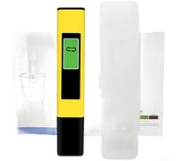 Marchfunny Penna per test dell'acqua portatile per acqua purificata RO con display retroilluminato letture della temperatura e funzione di mantenimento per uso sul campo (giallo)