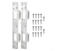 Marchfunny Piastra per serratura in acciaio inox per rafforzare la sicurezza e la rottura (argento)