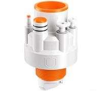 Marchfunny Raccordo di scarico a cinque vie con il coperchio automatico della barriera e le guarnizioni adatte del silicone di precisione per uso del tubo del PVC di 75mm e di 50mm