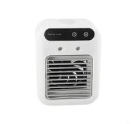 Marchfunny Raffreddatore d'aria evaporativo portatile con funzione umidificatore Ventola di raffreddamento desktop 36DB Whisper Silenzioso 2 velocità del vento per l'ufficio della piccola stanza