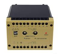 Marchfunny Rilevatore di loop per veicoli industriali cablato 220 V CA a canale singolo con modalità di ritardo e uscita regolabili per sistemi di rilevamento della presenza del veicolo (110 V CA)