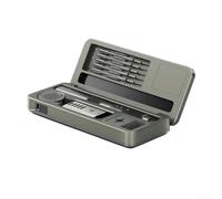 Marchfunny Saldatore intelligente HS-02B Kit professionale banco da lavoro mobile con scatola di immagazzinaggio 3 punte Type-C PD Ricarica 100W Controllo della temperatura (US)