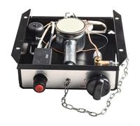 Marchfunny Scatola di controllo del bruciatore a gas da esterno, termocoppia testata e sistema di accensione, raccordo svasato maschio da 3/8" per riscaldatori a propano, include valvola di riduzione
