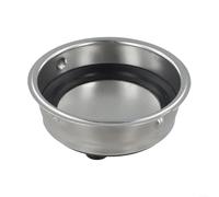 Marchfunny Set di cestini filtranti in acciaio inox da 51 mm per Morphy Richards, per macchine da caffè Derlla, Dolim, portafiltro singolo o doppio colpo (singolo)