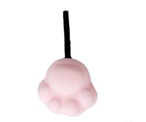 Marchfunny Spazzola da doccia morbida elastica a forma di zampa di gatto per bambini, crea abbondante schiuma con pori, progettata per una cura delicata della pelle, dispone di anello per appendere