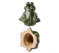 Marchfunny Tappo per WC a forma di rana, progettato per adattarsi ai bulloni di montaggio standard del WC e migliorare i temi di arredamento del bagno (rana)