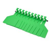 marchi auricolari per bestiame, Etichette identificative for orecchie di bovino monopezzo in TPU multicolore 50-100 pezzi con penna(Green,100pcs)
