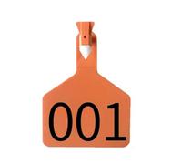 marchi auricolari per bestiame, Marchi auricolari for bovini da allevamento TPU vuoti in un unico pezzo Identificazione Multicolore 50 pezzi 100(Oranje,050-100)
