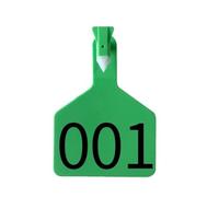 marchi auricolari per bestiame, Marchi auricolari for bovini da allevamento TPU vuoti in un unico pezzo Identificazione Multicolore 50 pezzi 100(Green,250-300)