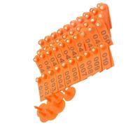Marchi Auricolari Per Bovini - 100 Pezzi Numerati 001-100 Forniture Agricole, Etichette Per Marcatura Bestiame - Per Pascolo Fattoria Pecore Capre Cani Cervi Conigli Maiali Prato Fuori Cortile