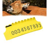 marchi auricolari per bovini, marchio auricolare p Forniture for animali Applicatori di etichette auricolari for bestiame Animali da fattoria(Yellow 7.5 * 10cm,301 400)