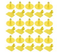 Marchi Auricolari per Suini 100 Pezzi in Tpu Giallo