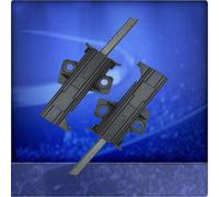 Marchi Spazzole di Carbone Adatto per Siemens WM 6140001, 6140011 Con Supporto L