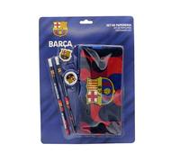 Marchi CyP - FC Barcelona, set di cancelleria, materiale scolastico, scrittura, Barça, colore blu, prodotto ufficiale