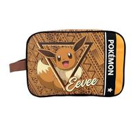 CYPBRANDS Unisex Kid's Cyp Brands-Pokémon Toiletry Bag-Eeve, Brown, Estandár