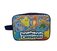 Marchi CyP - Pokémon - Borsa da toilette, borsa da viaggio, borsa da toilette, unisex, colore nero, borsa per scarpe, colori urbani, prodotto ufficiale