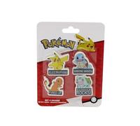 CYPBRANDS Marchi CyP: Pokémon, set di cancelleria, gomme da cancellare, scrittura, materiale scolastico, multicolore, prodotto ufficiale