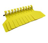 Marchi per bestiame in TPU, Marchi auricolari for bovini Confezione vuota da 50-100 pezzi compatibili con i tag Z(Yellow,100pcs)