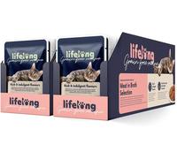 Marchio Amazon - , Cibo Umido per Tutta La Vita Senza Cereali per Gatti Adulti S