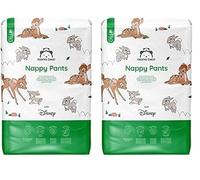 Marchio Amazon - Mama Bear Disney Pannolini mutandina, Taglia 4 (9-15 kg), Bianco, 80 Unità (Confezione da 2)